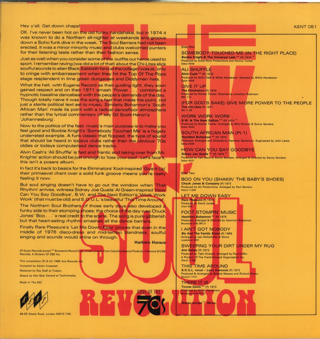 Various Artists - Funk 'N' Soul Revolution - Lp