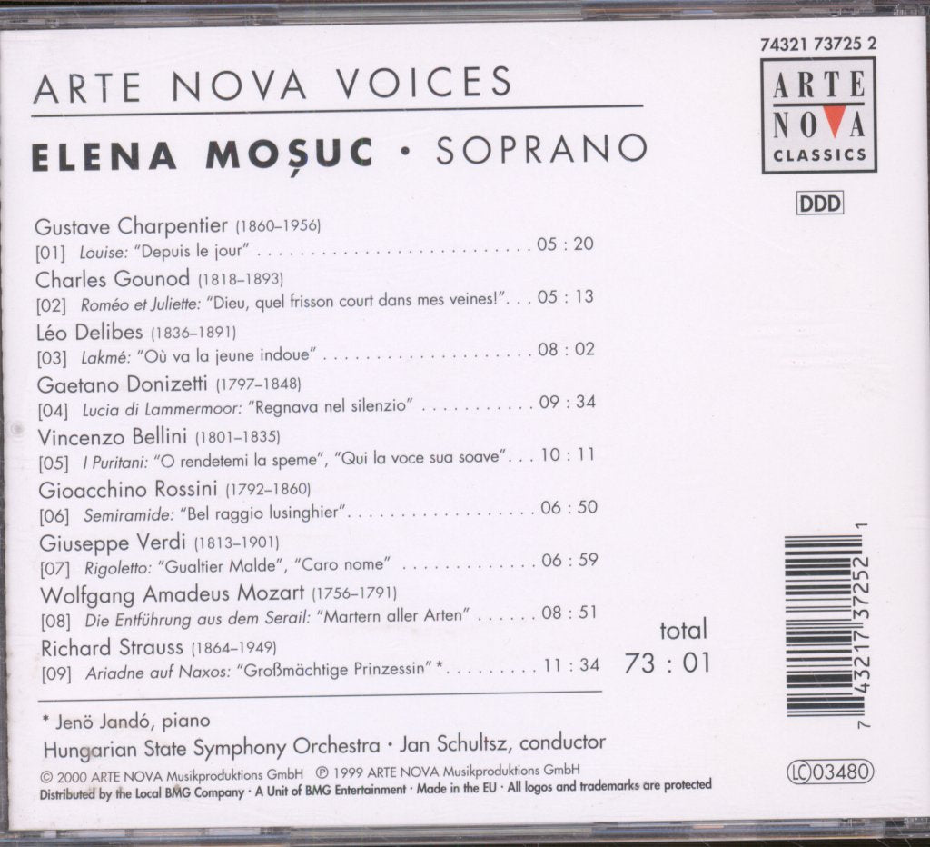 Elena Moșuc - Au Jardin De Mon Cœur - Cd