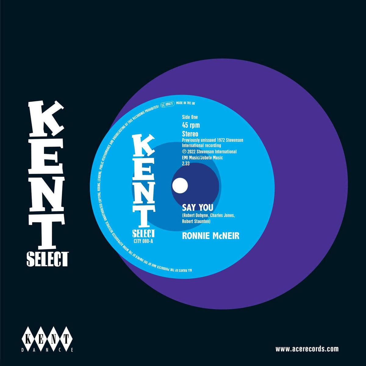 Ronnie McNeir - Say You / Im Sorry - 7 Inch
