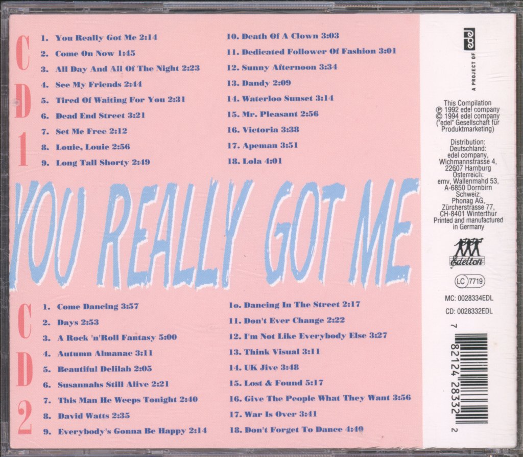 Kinks - You Really Got Me • The Very Best Of The Kinks - Double Cd