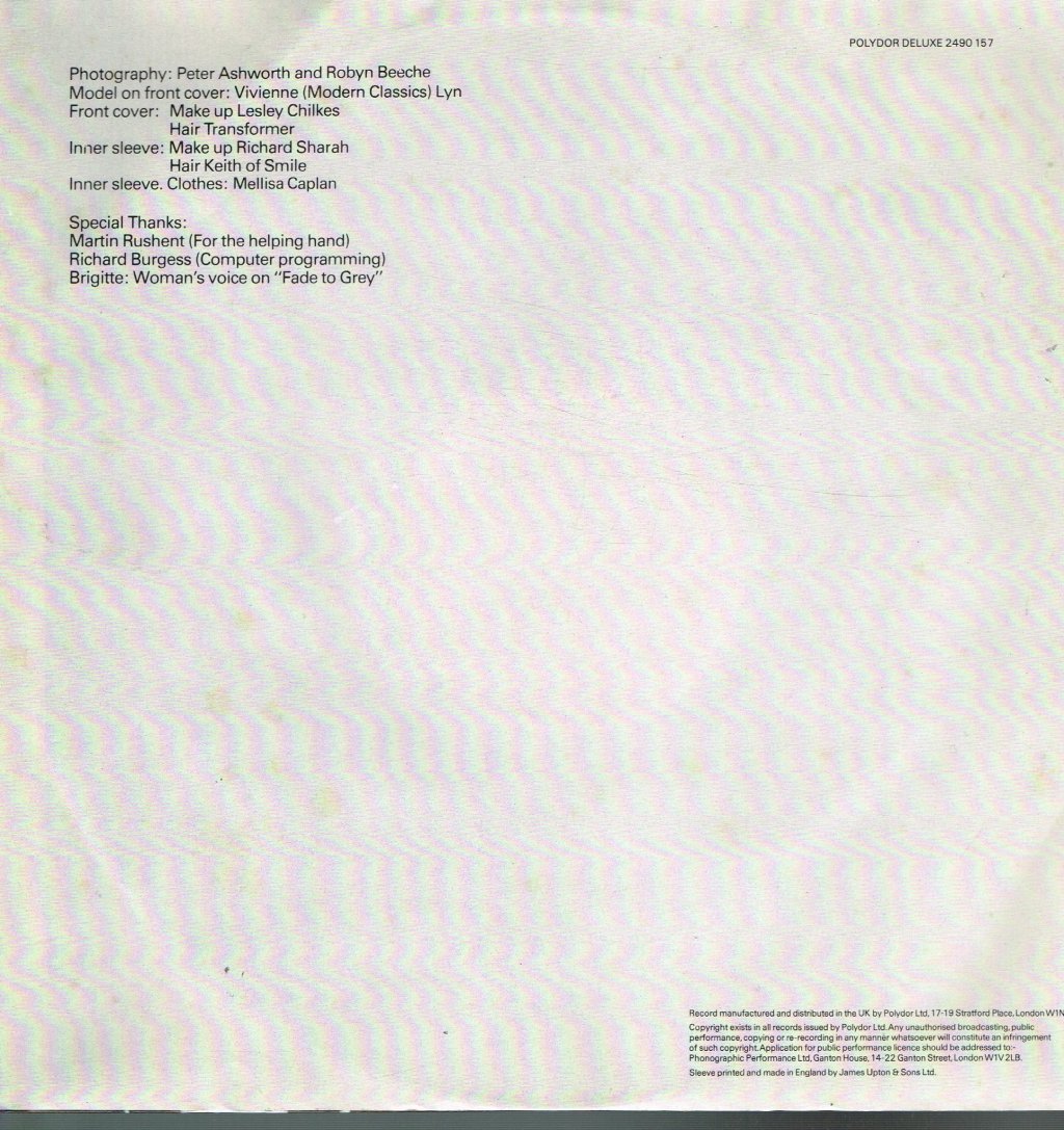 Visage - Visage - Lp