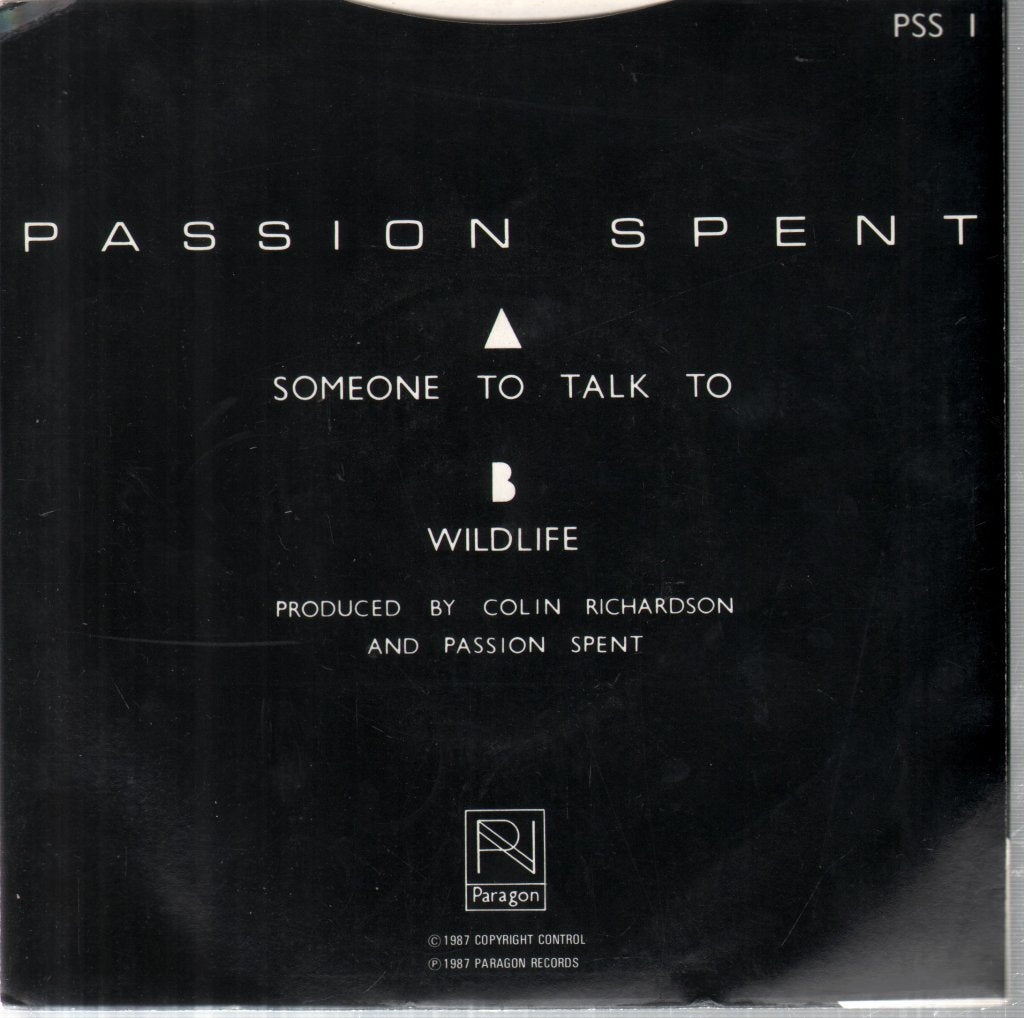 Passion Spent - Someone To Talk To - 7 Inch