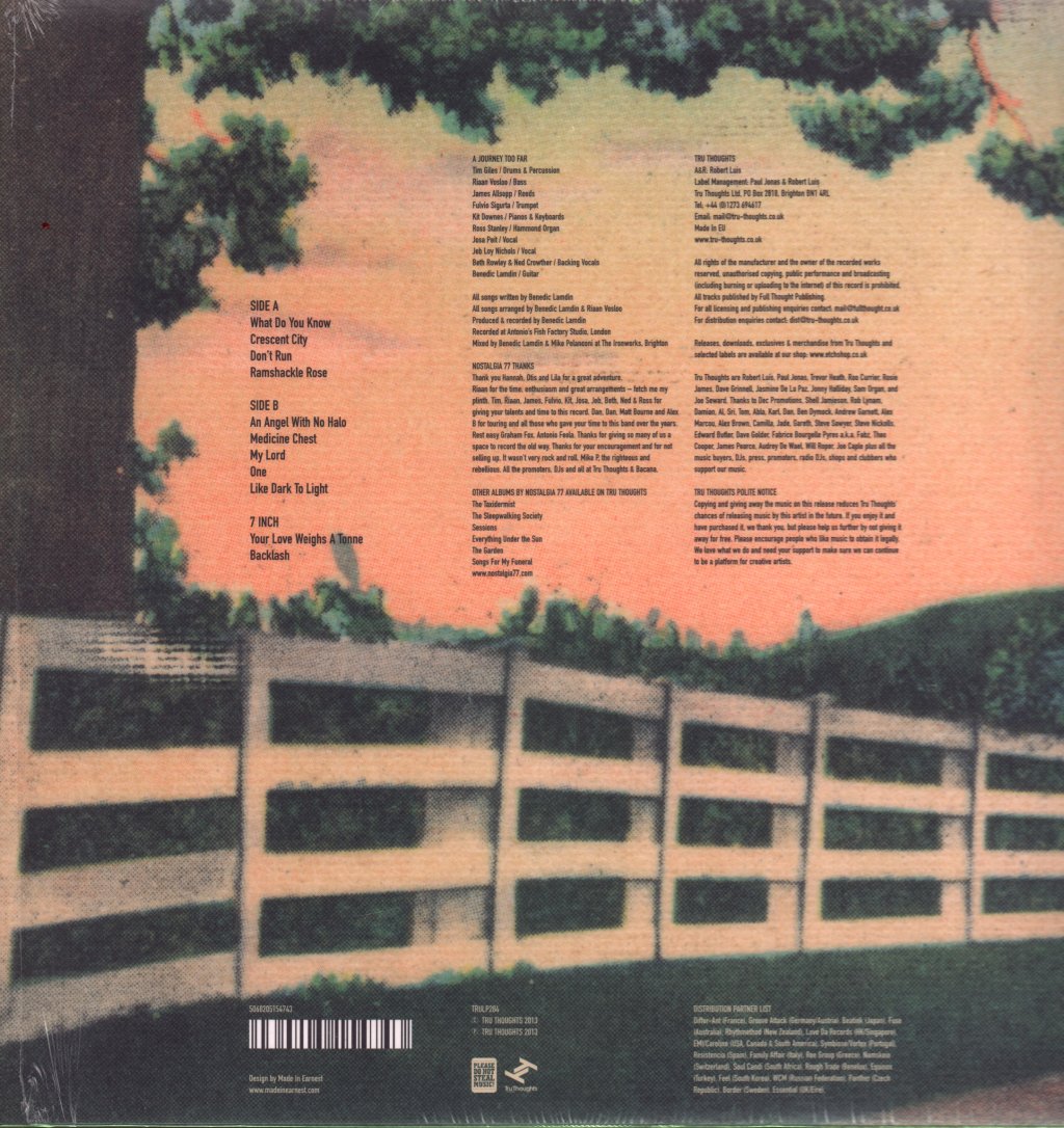 Nostalgia 77 - A Journey Too Far - Lp