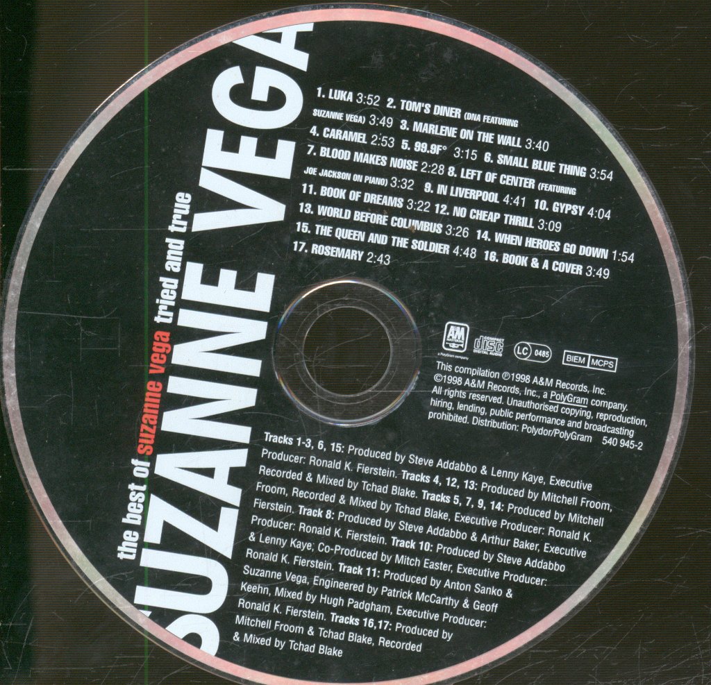 Suzanne Vega - Best Of Suzanne Vega: Tried And True - Cd