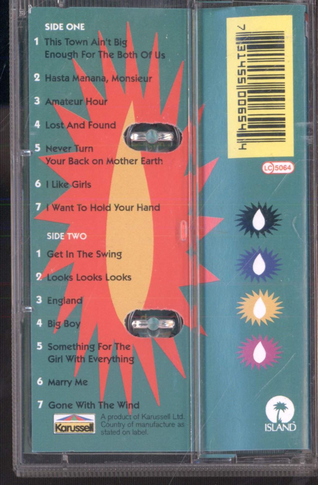 Sparks - In The Swing - Cassette