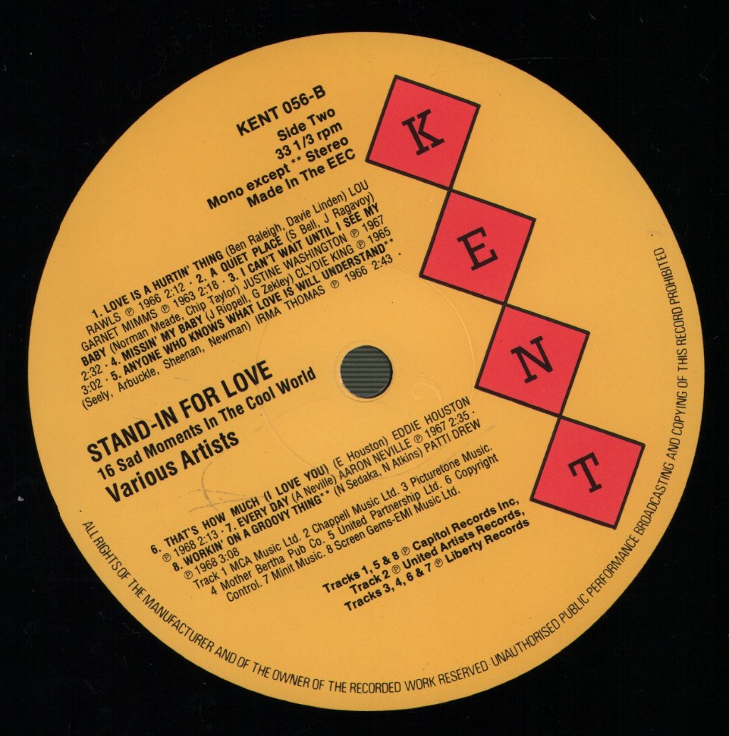 Various Artists - Stand-In For Love - Lp