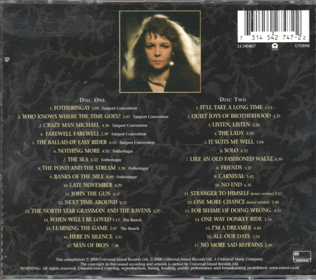 Sandy Denny - No More Sad Refrains The Anthology - Double Cd