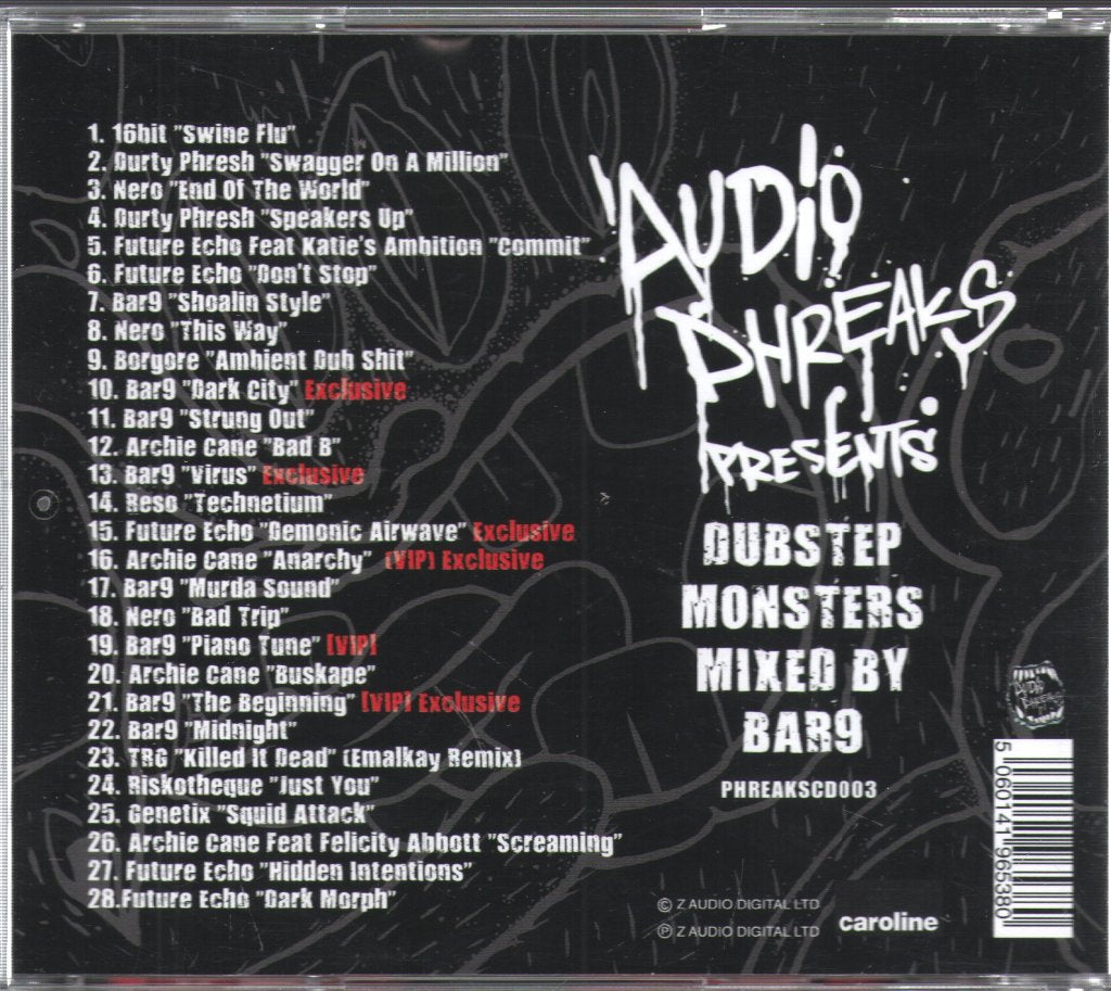 Bar 9 - Dubstep Monsters - Cd