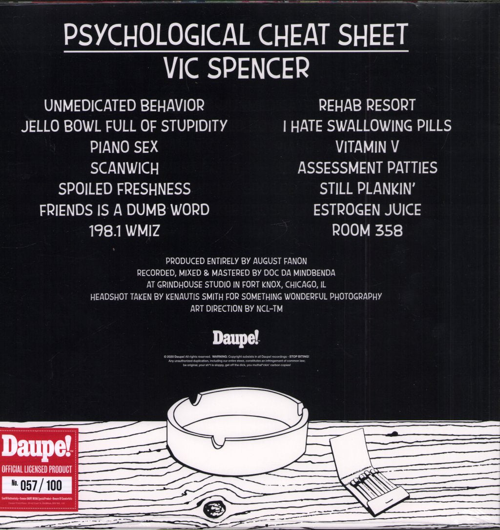 Vic Spencer - Psychological Cheat Sheet - Lp