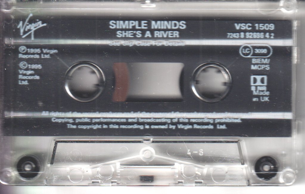 Simple Minds - She's A River - Cassette