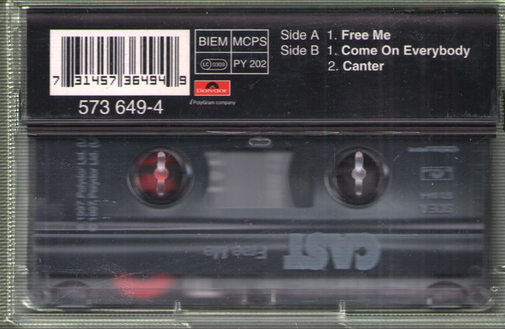 Cast - Free Me - Cassette