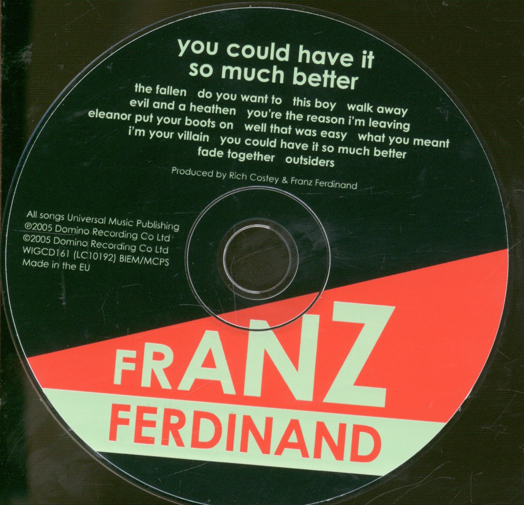 Franz Ferdinand - You Could Have It So Much Better - Cd