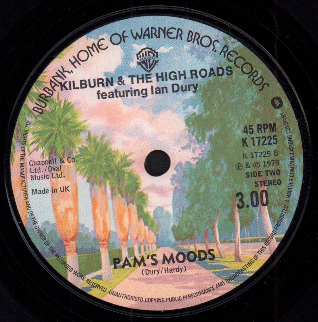 Kilburn And The High Roads - Billy Bentley - 7 Inch