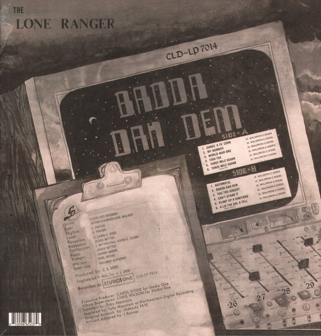 Lone Ranger - Badda Dan Dem - Lp