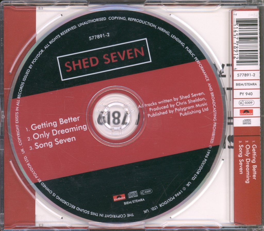 Shed Seven - Getting Better - Cd