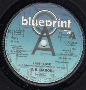 B.b.gabor - Laser Love - 7 Inch