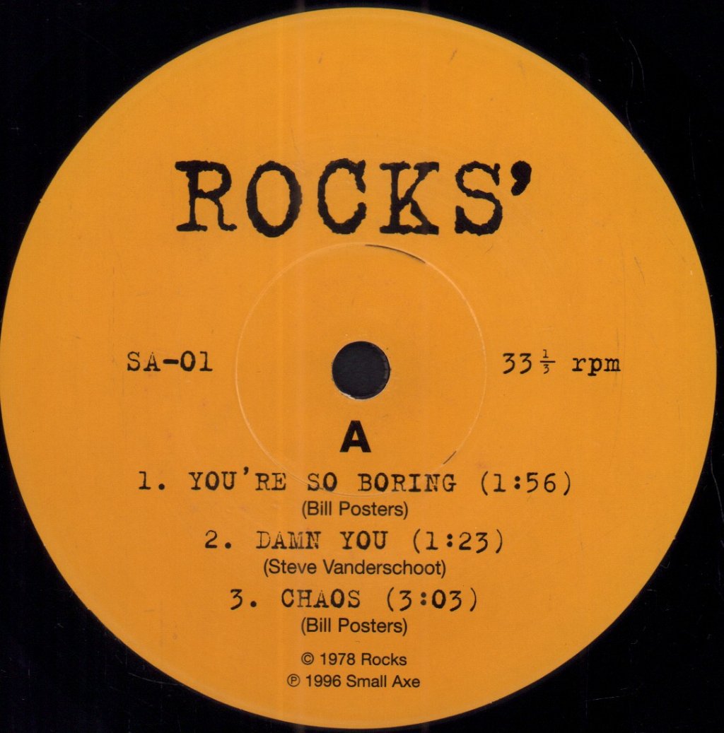rocks - You'r So Boring - 7 Inch