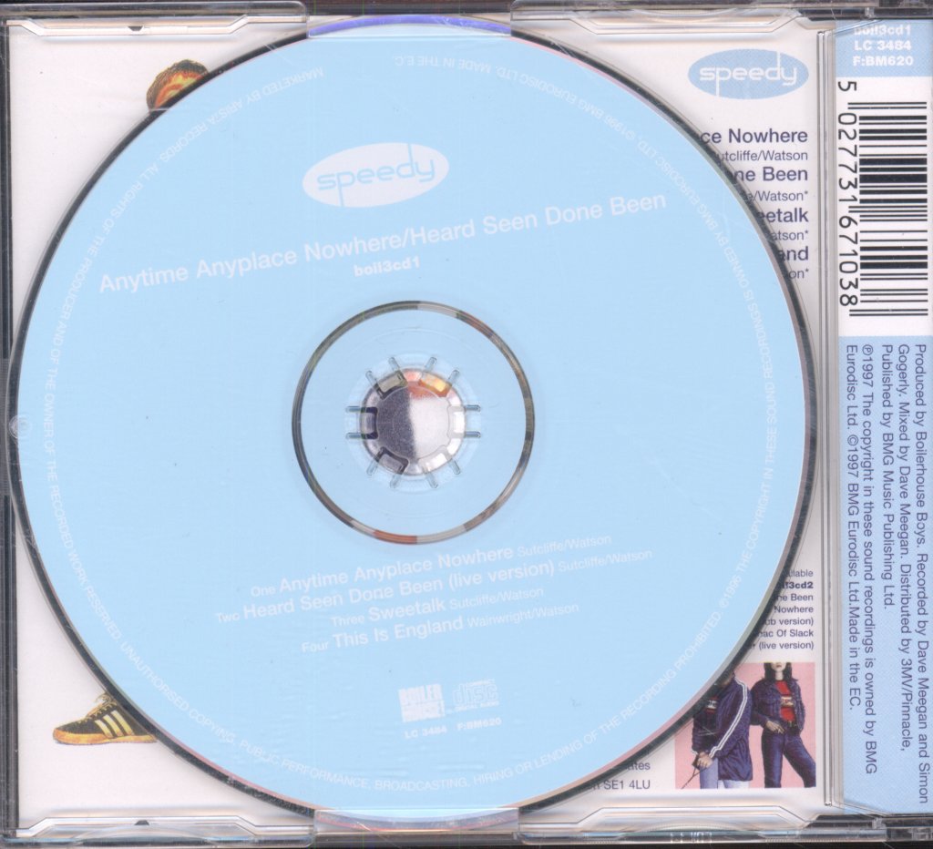 Speedy (90'S Group) - Anytime Anyplace Nowhere / Heard Seen Done Been - Cd