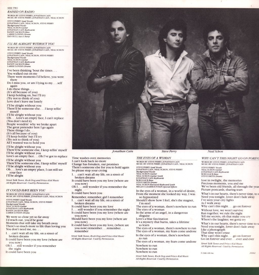 Journey - Raised On Radio - Lp