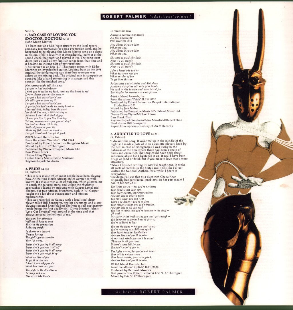 Robert Palmer - Addictions Volume 1 - Lp