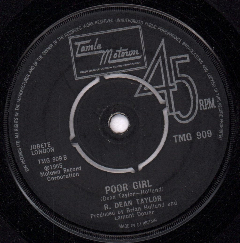 R.Dean Taylor - Don't Fool Around - 7 Inch