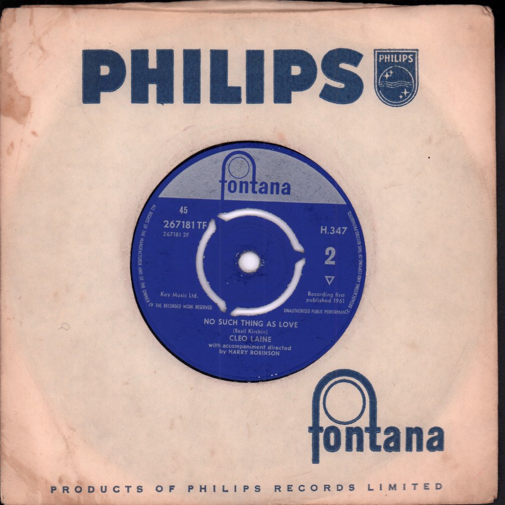 Cleo Laine - Mister One And Only - 7 Inch