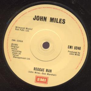 John Miles - Reggae Man - 7 Inch