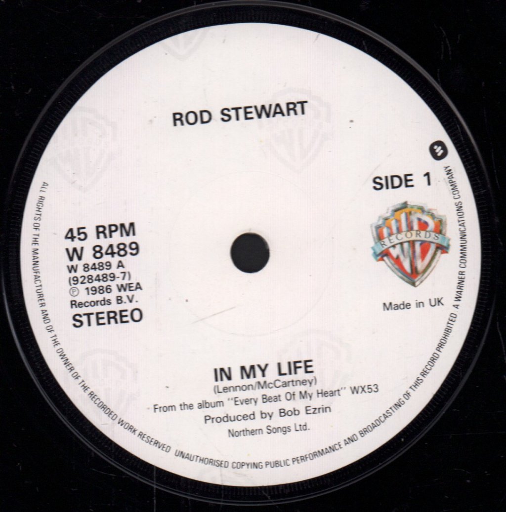 Rod Stewart - In My Life - 7 Inch