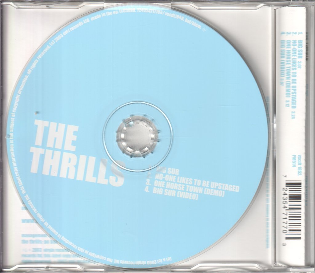 Thrills (Irish) - Big Sur - Cd