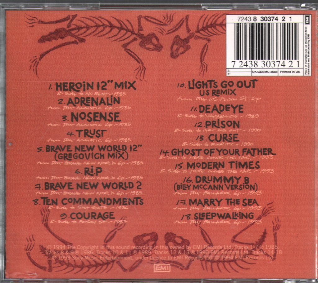 New Model Army - B-Sides And Abandoned Tracks - Cd