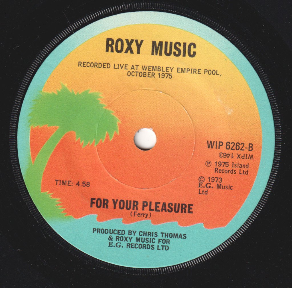 Roxy Music - Both Ends Burning - 7 Inch