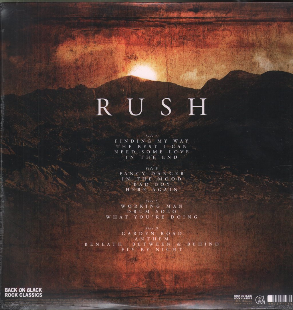 Rush - First American Broadcast ABC 1974 Agora Ballroom, Cleveland, Ohio, 26 August 1974 - Double Lp