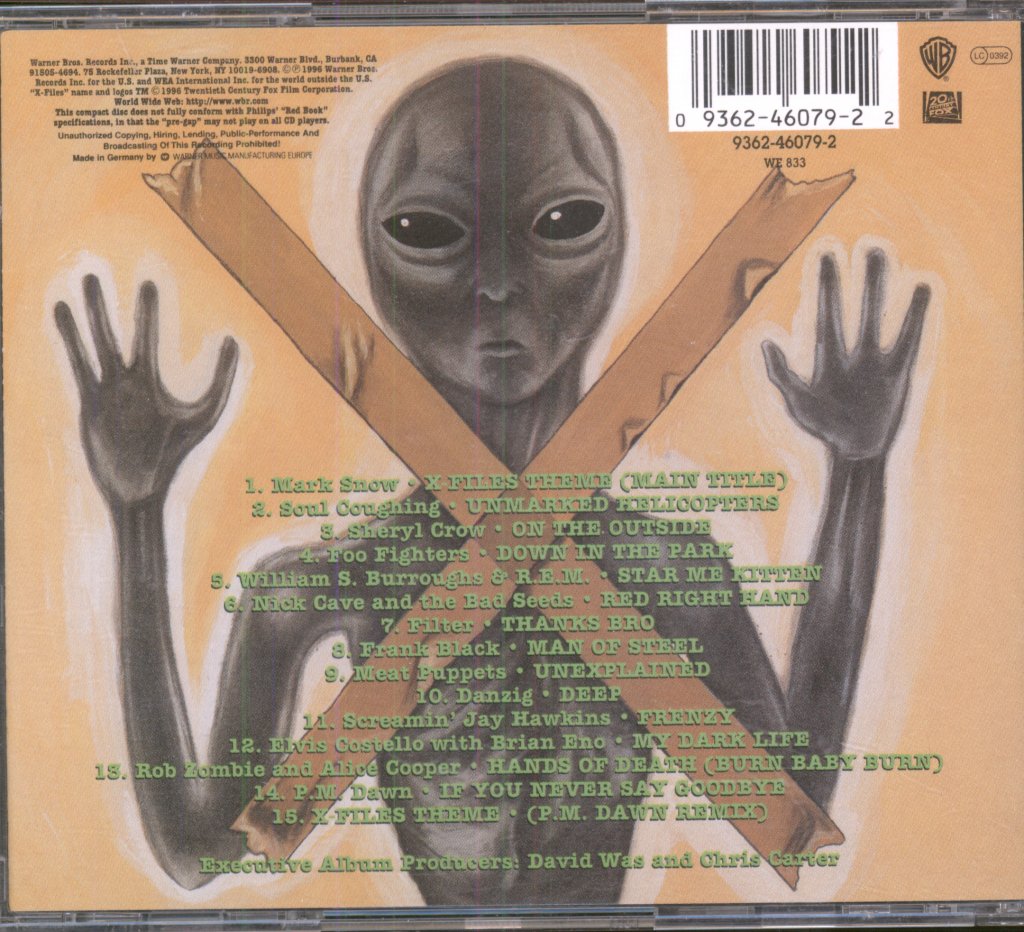 Various Artists - Songs In The Key Of X - Cd