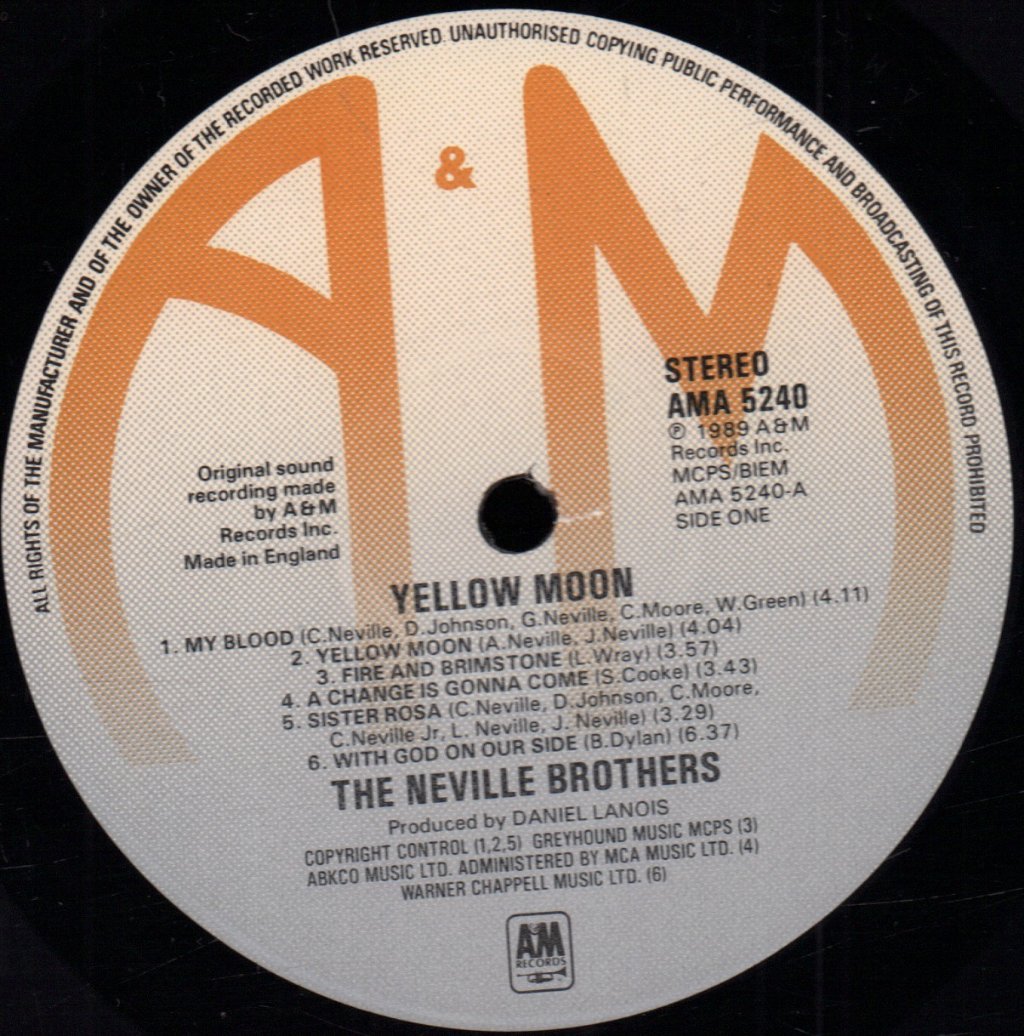 Neville Brothers - Yellow Moon - Lp