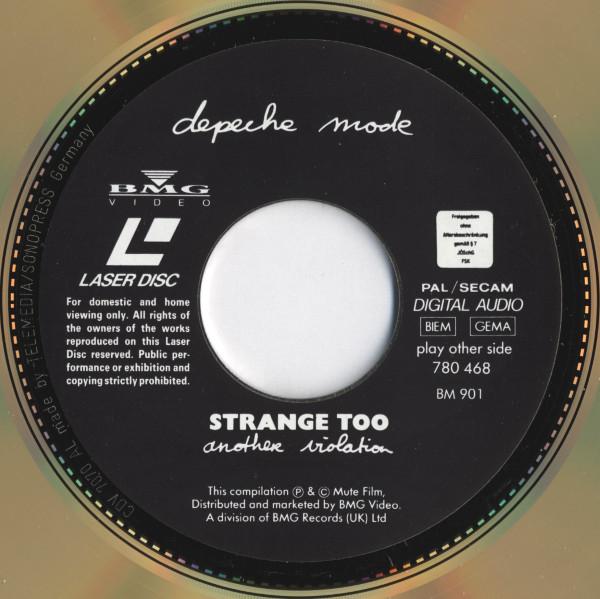 Depeche Mode - Strange Too (Another Violation By Anton Corbijn) - Laser Disc