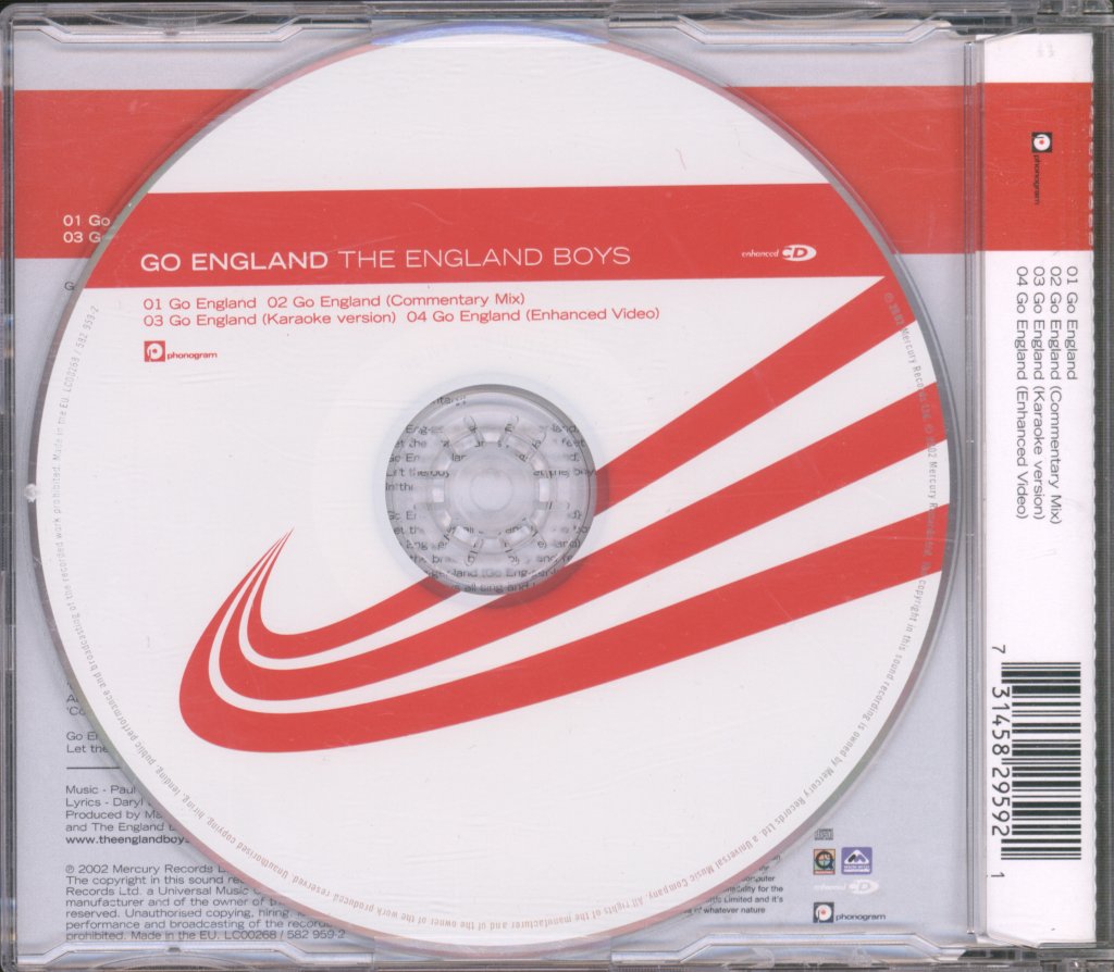 England Boys - Go England - Cd