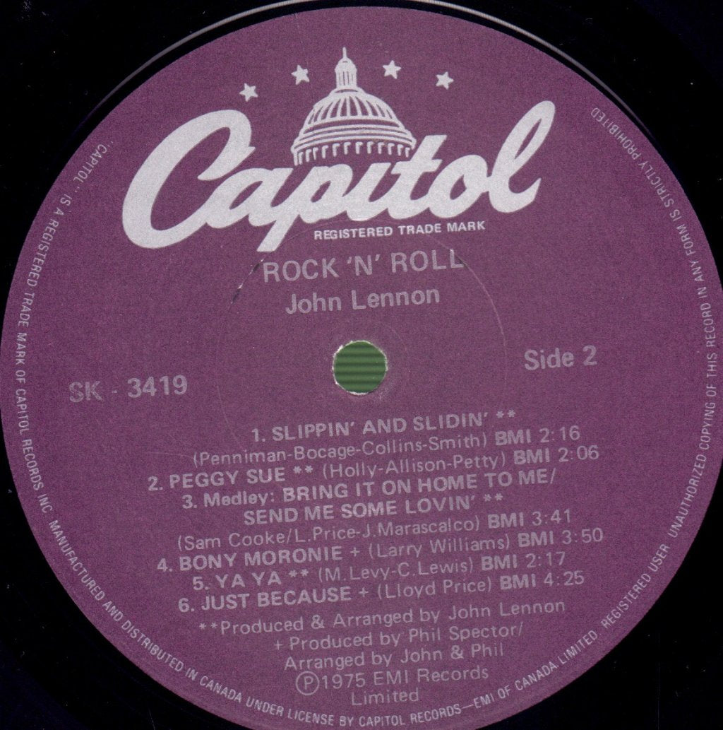 John Lennon - Rock 'N' Roll - Lp