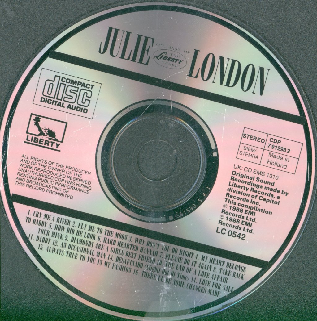 Julie London - Best Of Julie London "The Liberty Years" - Cd