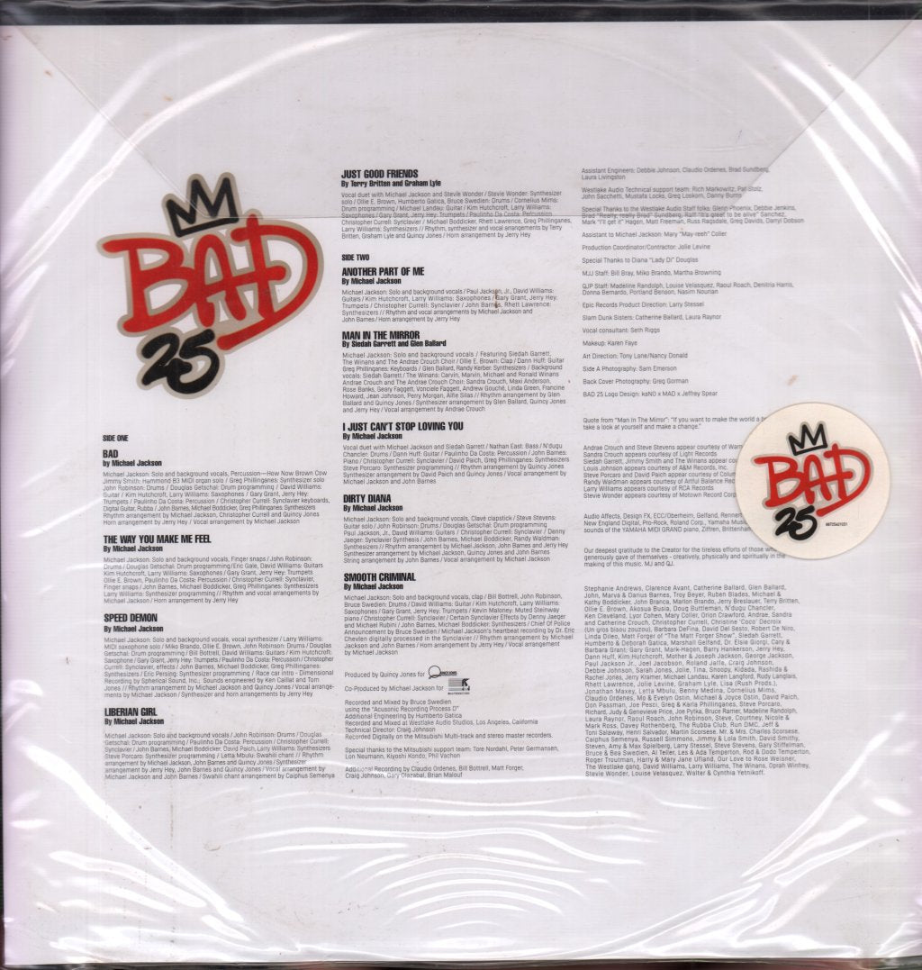 Michael Jackson - Bad - Lp