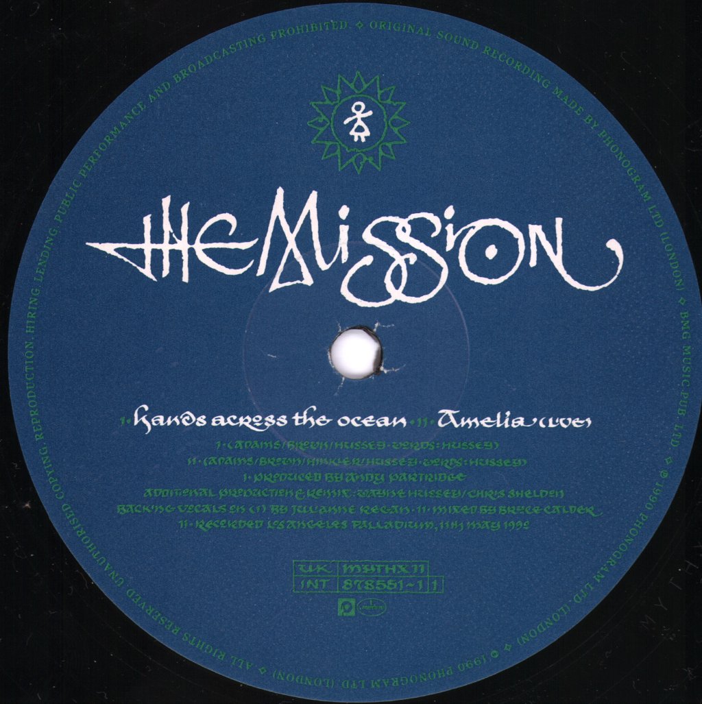 Mission - Hands Across The Ocean - 12 Inch