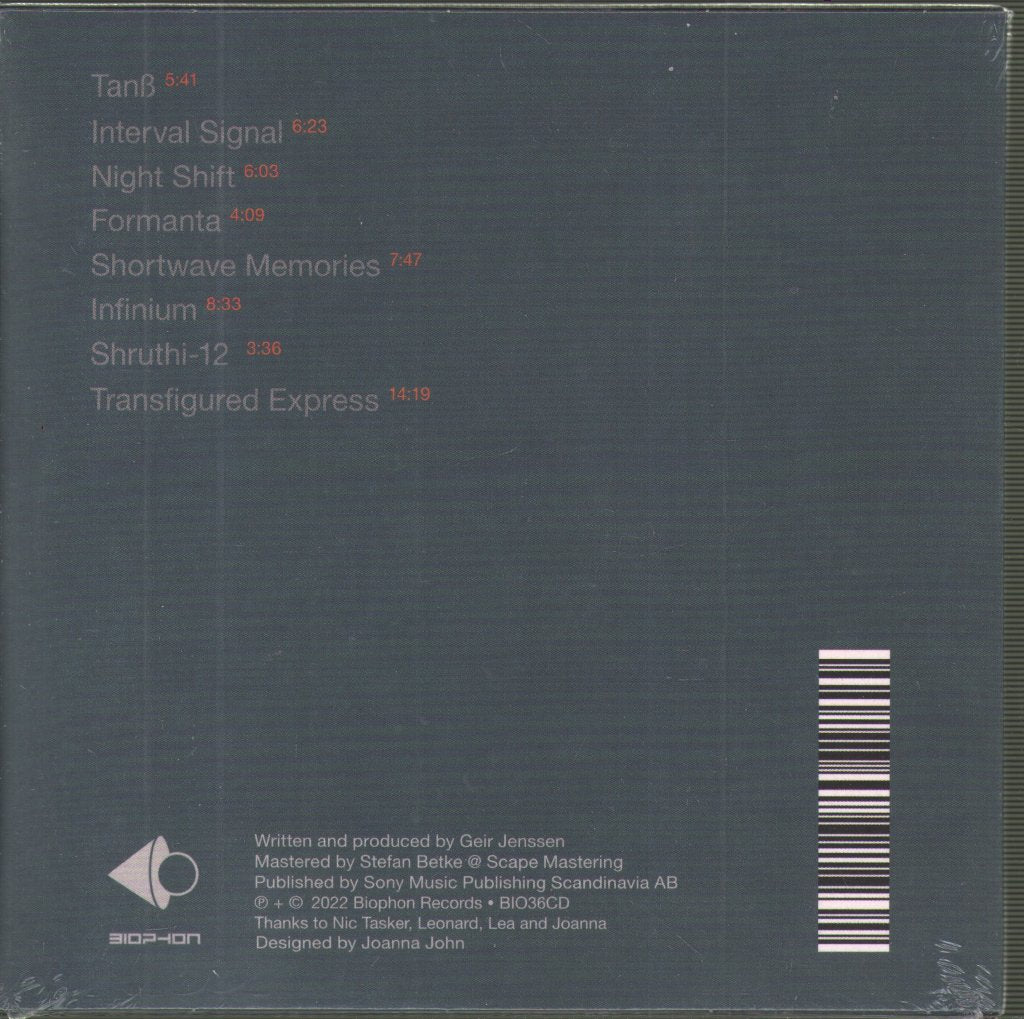 Biosphere - Shortwave Memories - Cd