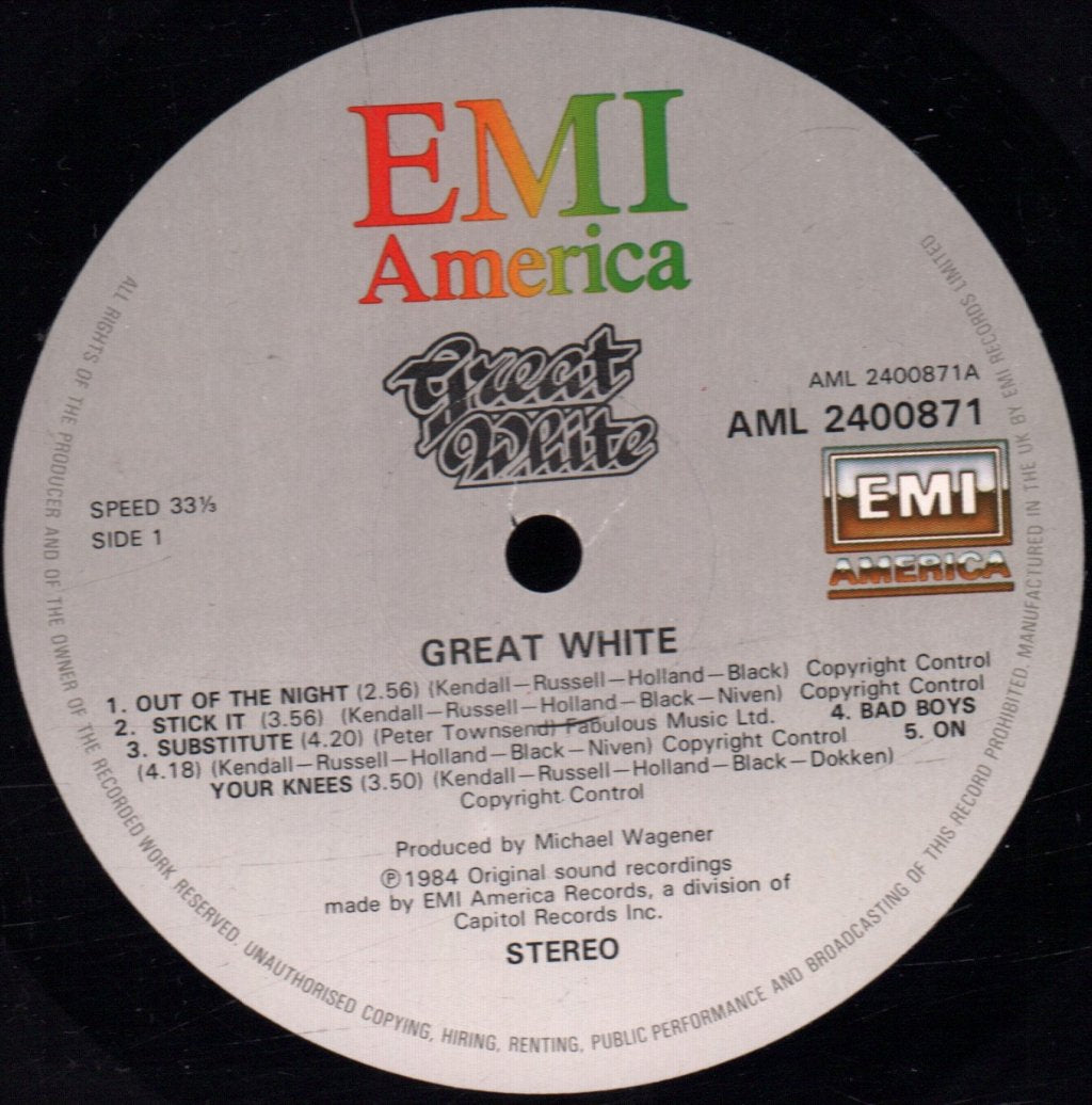 Great White - Great White - Lp