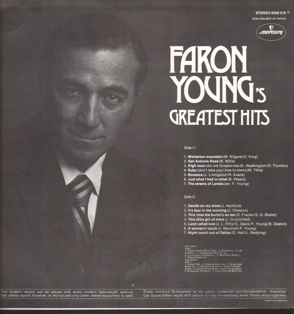 Faron Young - Greatest Hits - Lp