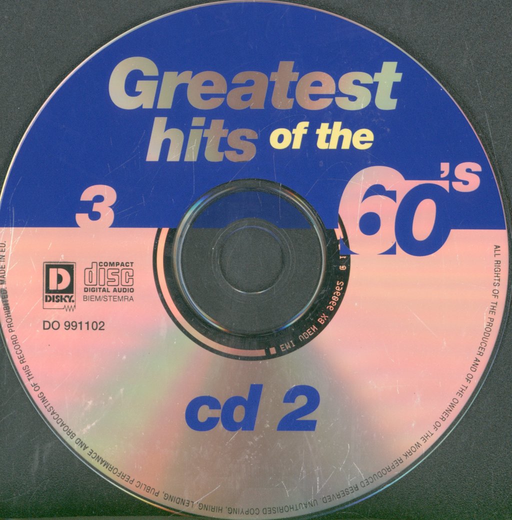 Various Artists - Greatest Hits Of The 60's 3 - Double Cd