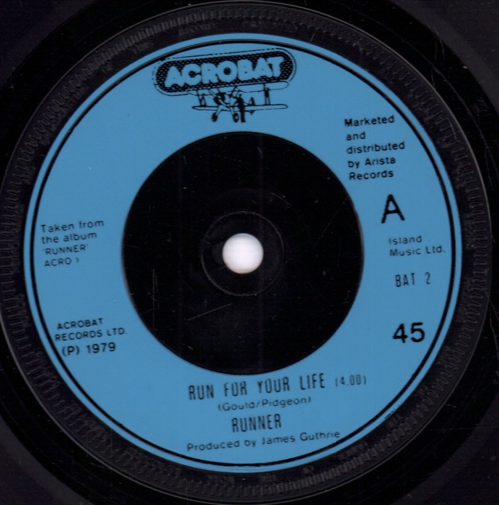 Runner - Run For Your Life - 7 Inch