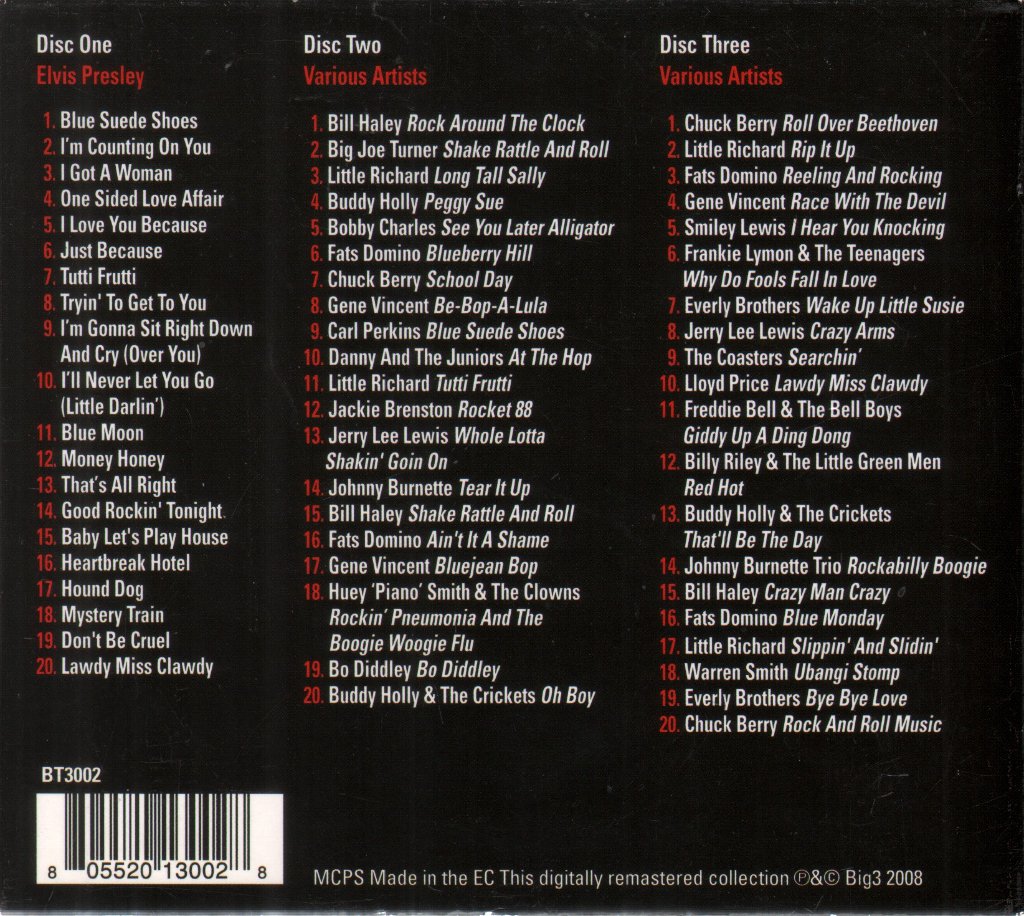 Elvis Presley And The Original Rock 'N' Roll Kings - Elvis Presley And The Original Rock 'N' Roll Kings - Triple Cd