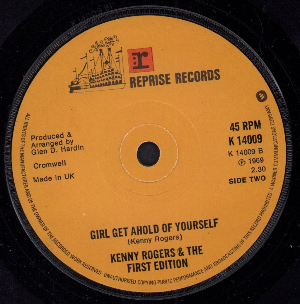 Kenny Rogers And The First Edition - Ruby Don't Take Your Love To Town - 7 Inch