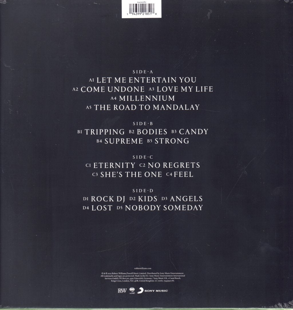 Robbie Williams - XXV - Double Lp