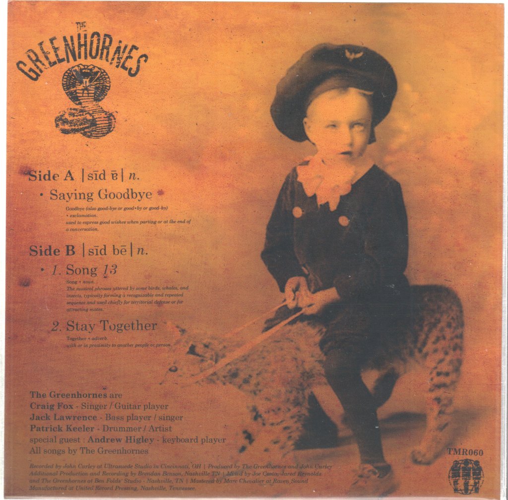 Greenhornes - Saying Goodbye - 7 Inch