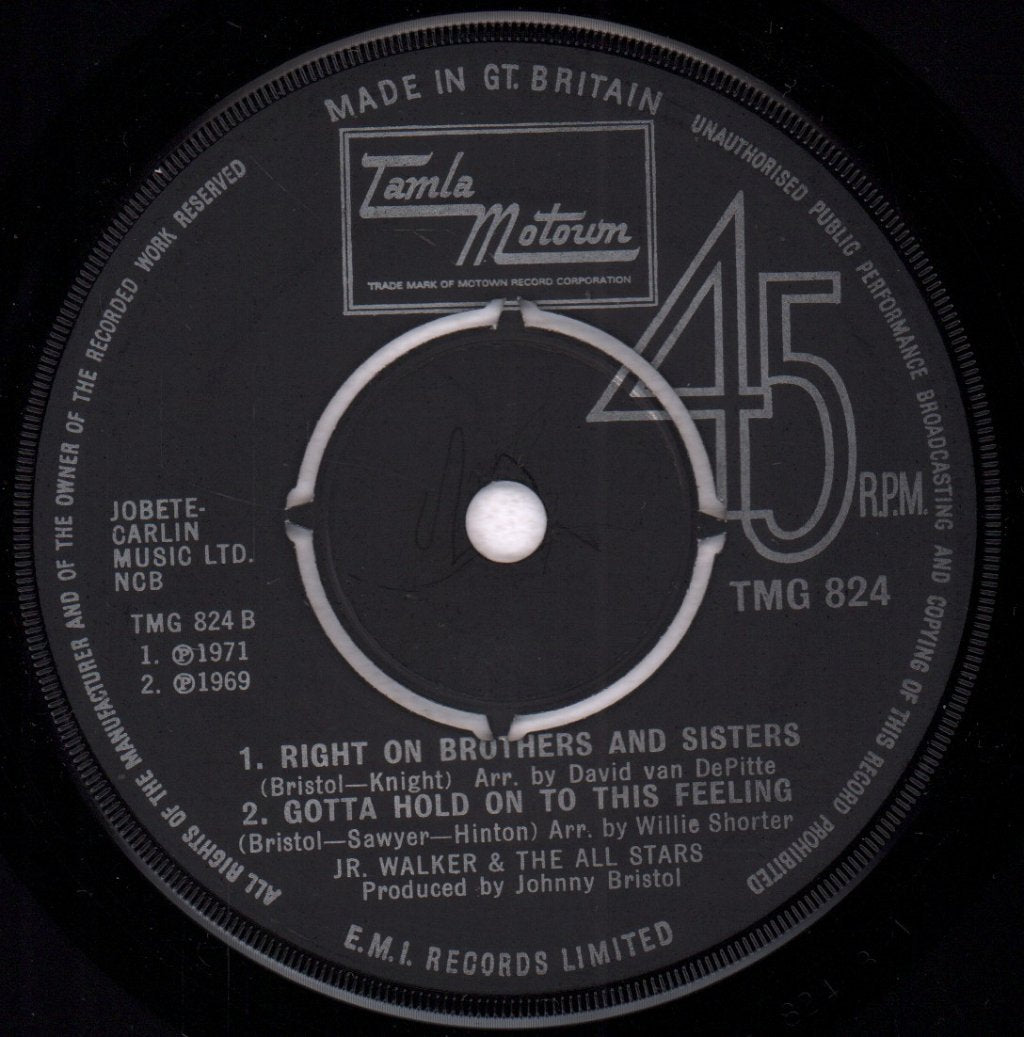Junior Walker And The All Stars - Walk In The Night - 7 Inch